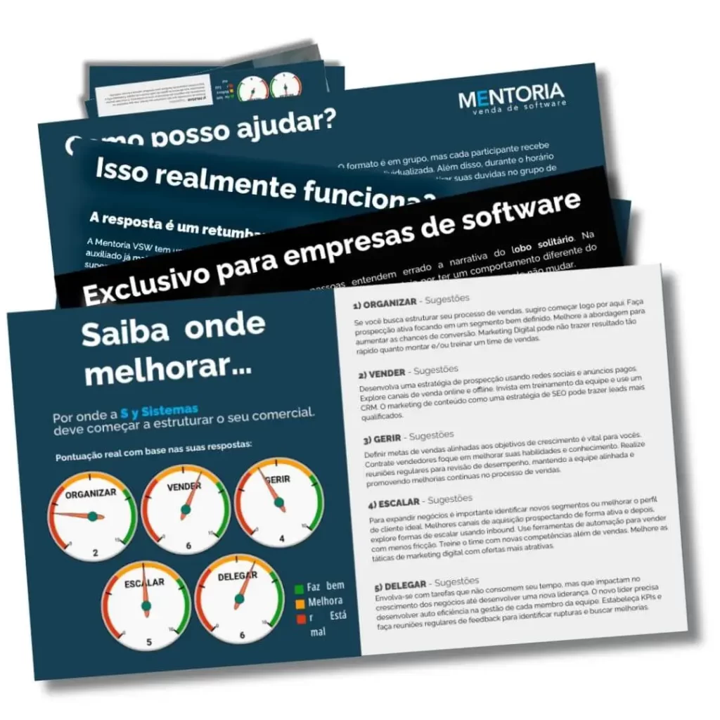 Consultoria em vendas para empresas de software